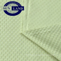 100 polyester dry fit  jacquard check fabric for T shirts or polo